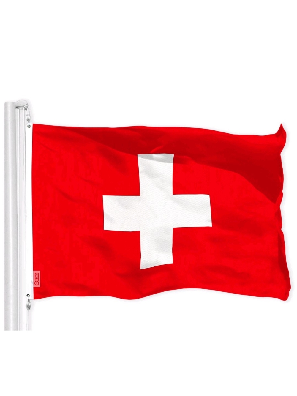 Switzerland Swiss Flag 3x5 FT Printed 150D Polyester.